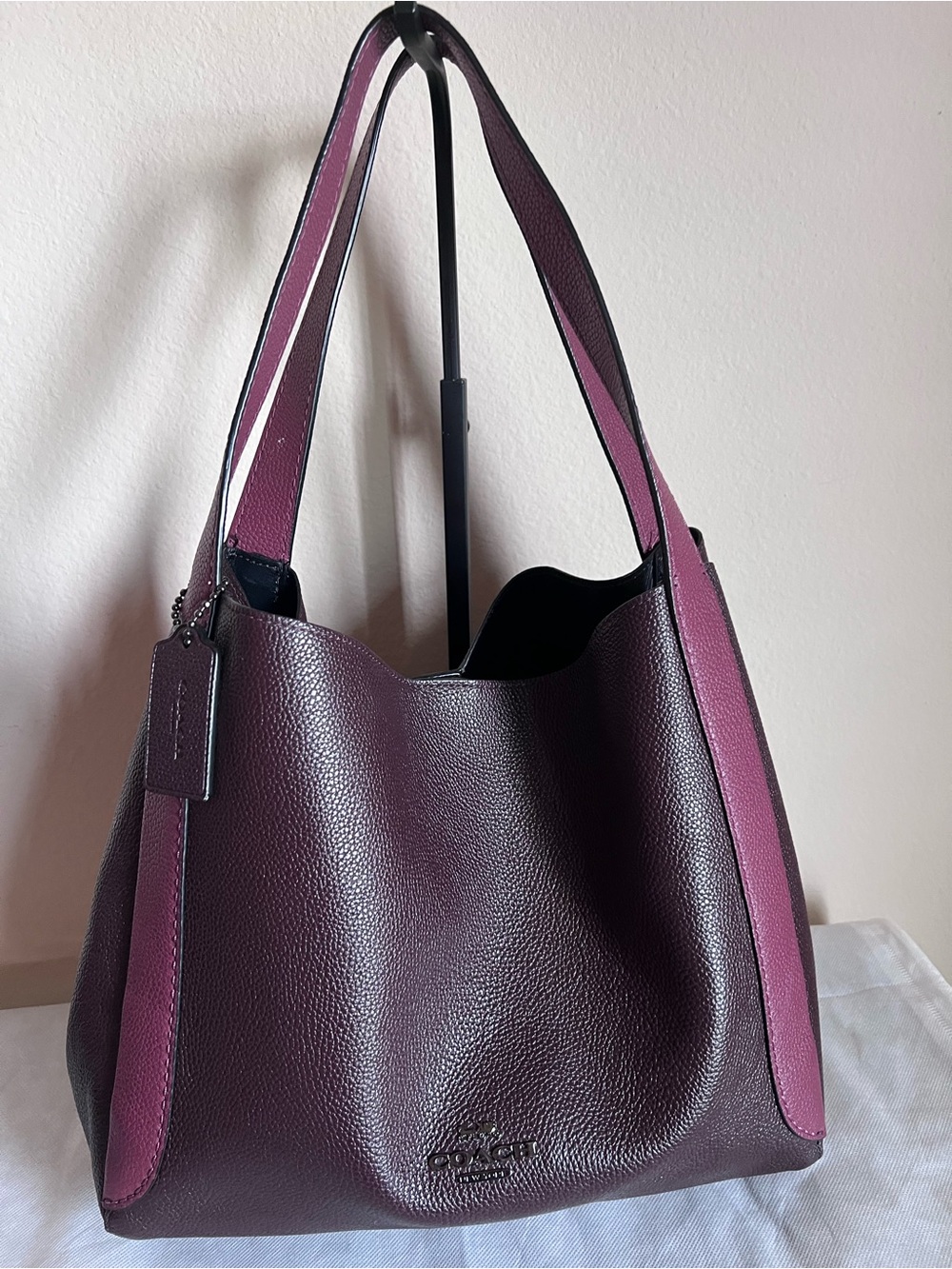 Coach Hadley Pebbled Leather Shoulder Bag